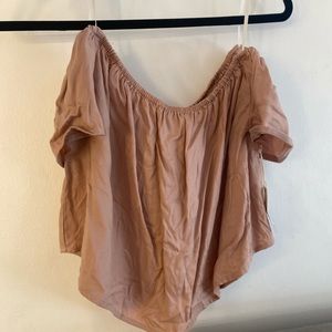 Off the shoulder crop top